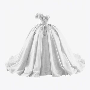 Elegant White Ball Gown